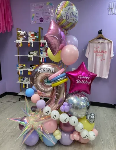 Friendship Bracelet Birthday Balloons
