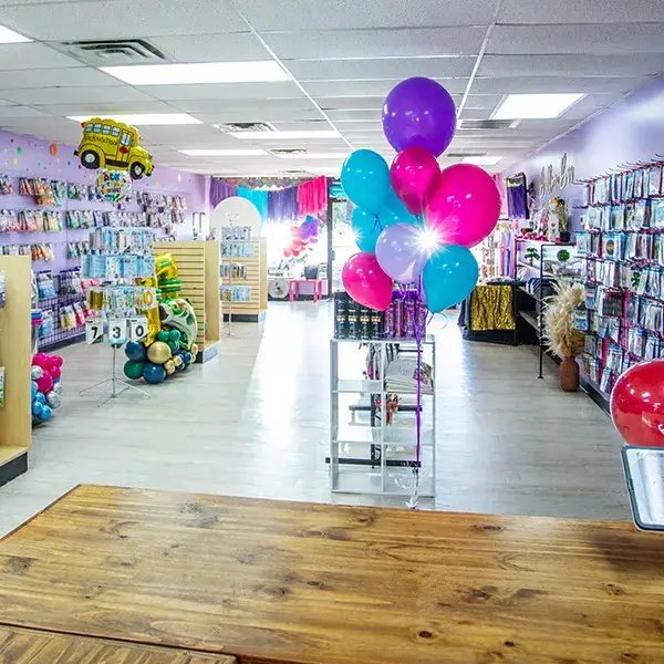 OKC Balloon Bar shop interior