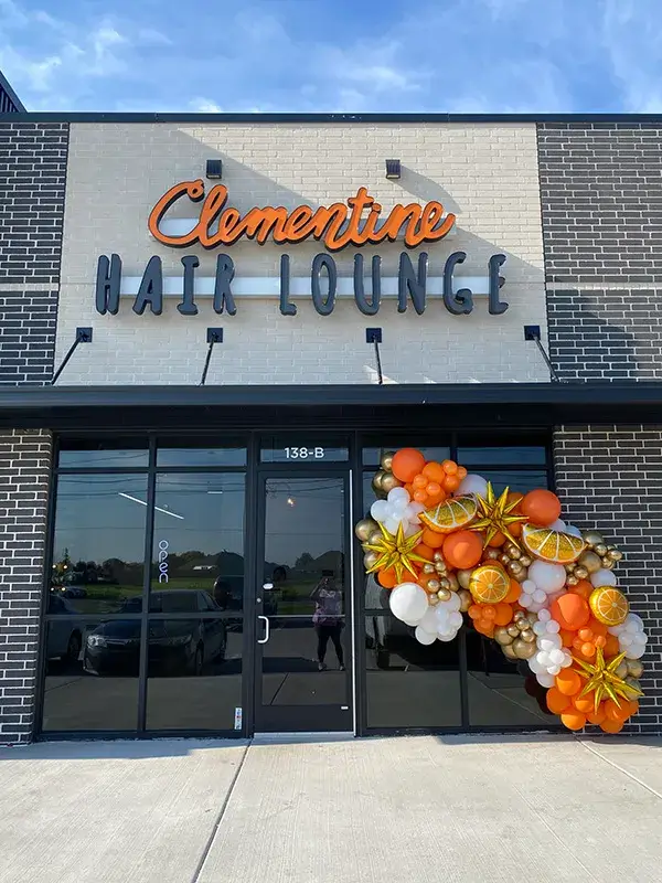Professional Event Installations Professional Event Installation at Clementine Hair Lounge