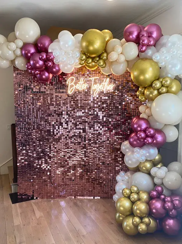 Better Together balloon backdrop